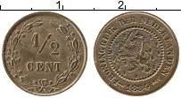 Продать Монеты Нидерланды 1/2 цента 1884 Медь