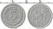 Продать Монеты Джибути 5 сантим 1921 Алюминий