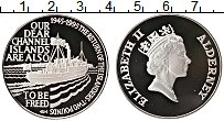 Продать Монеты Олдерни 2 фунта 1995 Серебро