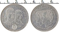 Продать Монеты Испания 12 евро 2004 Серебро
