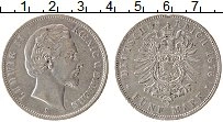 Продать Монеты Бавария 5 марок 1876 Серебро