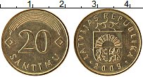 Продать Монеты Латвия 20 сантим 1992 Медно-никель