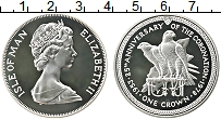 Продать Монеты Остров Мэн 1 крона 1978 Серебро