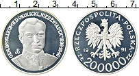 Продать Монеты Польша 200000 злотых 1991 Серебро