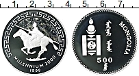 Продать Монеты Монголия 500 тугриков 1998 Серебро