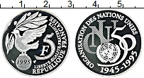 Продать Монеты Франция 5 франков 1995 Серебро