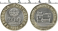 Продать Монеты Португалия 200 эскудо 1994 Биметалл