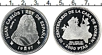 Продать Монеты Испания 2000 песет 1997 Серебро