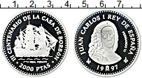 Продать Монеты Испания 2000 песет 1997 Серебро