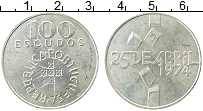 Продать Монеты Португалия 100 эскудо 1974 Серебро