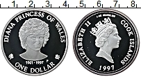 Продать Монеты Острова Кука 1 доллар 1997 Серебро
