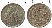 Продать Монеты ЮАР 1 цент 1994 сталь с медным покрытием