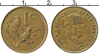 Продать Монеты ЮАР 1 цент 1982 Бронза