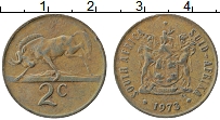 Продать Монеты ЮАР 2 цента 1976 Медь