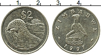 Продать Монеты Зимбабве 2 доллара 1997 