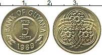 Продать Монеты Гайана 5 центов 1967 Медь