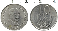Продать Монеты ЮАР 10 центов 1982 Медно-никель
