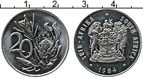 Продать Монеты ЮАР 20 центов 1988 Никель