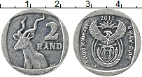 Продать Монеты ЮАР 2 ранда 2011 Медно-никель