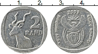 Продать Монеты ЮАР 2 ранда 2003 Медно-никель