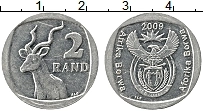 Продать Монеты ЮАР 2 ранда 2009 Медно-никель