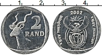Продать Монеты ЮАР 2 ранда 2002 Медно-никель