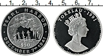 Продать Монеты Токелау 50 долларов 1991 Серебро