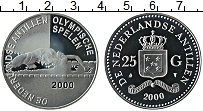 Продать Монеты Антильские острова 25 гульденов 2000 Серебро