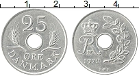 Продать Монеты Дания 25 эре 1972 Медно-никель