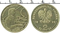 Продать Монеты Польша 2 злотых 1999 Латунь