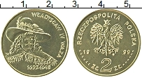 Продать Монеты Польша 2 злотых 1999 Латунь