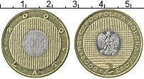 Продать Монеты Польша 2 злотых 2000 Биметалл