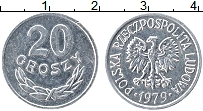Продать Монеты Польша 20 грош 1978 Алюминий