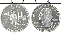 Продать Монеты США 1/4 доллара 2003 Серебро