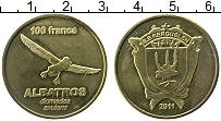 Продать Монеты Острова Кергелен 100 франков 2011 Латунь