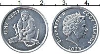 Продать Монеты Острова Кука 1 цент 2003 Медно-никель