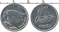 Продать Монеты Фиджи 5 центов 2012 Медно-никель