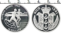 Продать Монеты Ниуэ 10 долларов 1991 Серебро