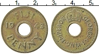Продать Монеты Фиджи 1 пенни 1943 Серебро