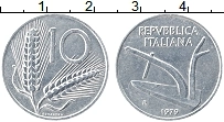 Продать Монеты Италия 10 лир 1970 Алюминий