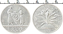 Продать Монеты Италия 5000 лир 1999 Серебро