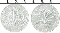 Продать Монеты Италия 10000 лир 2000 Серебро