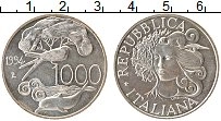 Продать Монеты Италия 1000 лир 1994 Серебро