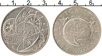 Продать Монеты Италия 5000 лир 1999 Серебро