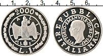 Продать Монеты Италия 1 лира 2000 Серебро