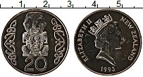 Продать Монеты Новая Зеландия 20 центов 1993 Медно-никель