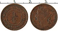 Продать Монеты Стрейтс-Сеттльмент 1/4 цента 1845 Медь