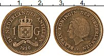Продать Монеты Антильские острова 1 гульден 1993 Серебро
