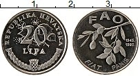 Продать Монеты Хорватия 20 лип 1995 Сталь покрытая никелем