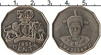 Продать Монеты Свазиленд 50 центов 1993 Медно-никель